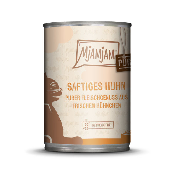 Mjamjam Katze saftiges Hühnchen pur - 4